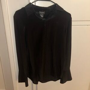 Sheer Satin Club Monaco Blouse